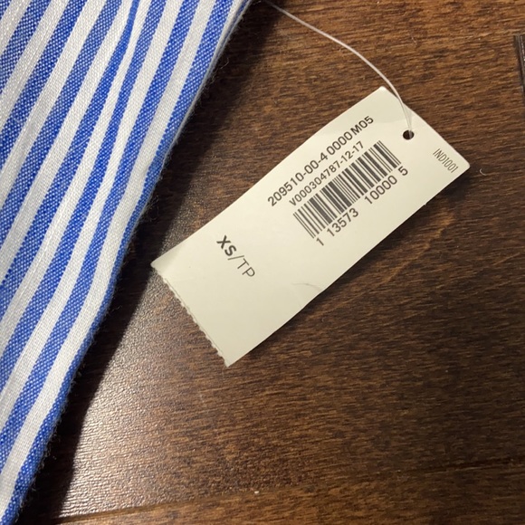 Old Navy Fit and Flare Striped Tank Dress with Ruffle Hem - Picture 9 of 12